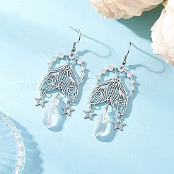 304 Stainless Steel Insects Dangle Earrings&nbsp;EJEW-JE06681-01