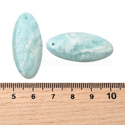 天然異極鉱ペンダント  オーバル  35x15x5mm  穴：1.2~1.4mm&nbsp;G-A282-02B