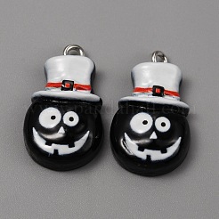 Opaque Resin Pendants&nbsp;RESI-CJC0012-19D
