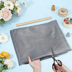ポリエステル生地  衣類用アクセサリー  グレー  1450mm  5m / pc&nbsp;DIY-WH0591-503D