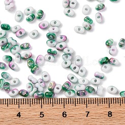 Two Tone Baking Paint Glass Seed Beads&nbsp;SEED-C003-01A