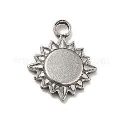 Non-Tarnish 304 Stainless Steel Pendant Cabochon Settings&nbsp;STAS-I694-01P