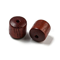白檀ビーズ  バレル  染め  ファイヤーブリック  8x8mm  穴：1.8mm  約1550個/500g&nbsp;WOOD-K007-04A-03