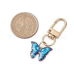 Butterfly Alloy Enamel Pendant Decorations&nbsp;KEYC-JKC00925