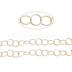Ion Plating(IP) 304 Stainless Steel Rolo Chains&nbsp;CHS-G027-06G