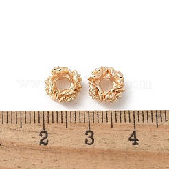 Brass Spacer Beads&nbsp;KK-U052-31G-NF