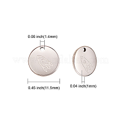 304 Stainless Steel Pendants&nbsp;STAS-CJC0003-47