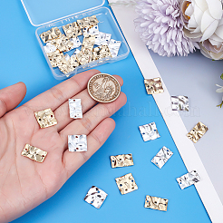 32Pcs 4 Styles Brass Connector Charms&nbsp;KK-BC0014-51