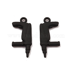 Spray Painted Alloy Pendants&nbsp;PALLOY-K003-07