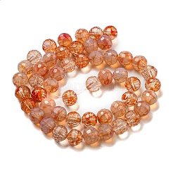 Baking Paint Glass Bead Strands&nbsp;GLAA-G116-02