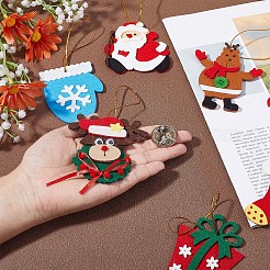 9Pcs 9 Style Felt Pendant Decorations&nbsp;FABR-GF0001-01