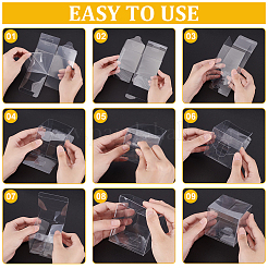 Transparent Plastic PVC Box Gift Packaging&nbsp;CON-WH0106-05