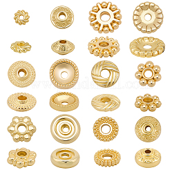 120Pcs 12 Styles Brass Beads&nbsp;KK-BBC0022-36