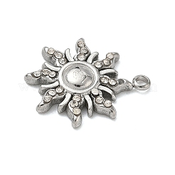 304 Stainless Steel Rhinestone Pendants&nbsp;STAS-I357-03P