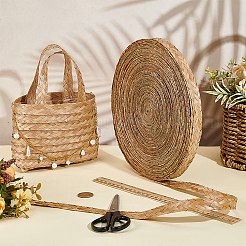 Handmade Woven Crafts Frond Ribbon&nbsp;DIY-NB0015-67B