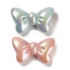 ABカラーアクリルビーズ  蝶結び  ミックスカラー  22x13.5x6mm  穴：1.8mm&nbsp;MACR-R003-01A