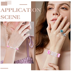 32Pcs Handmade Polymer Clay & Acrylic Bead Bracelets&nbsp;BJEW-PH02015