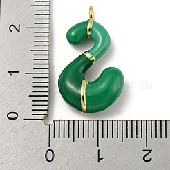 Brass Enamel Pendants&nbsp;KK-E093-03G-S