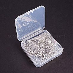 合金文字ペンダント  ラックめっき  文字a〜z入り  プラチナ  12~17x4~15x2mm  穴：1.5mm  8个/レター  208個/セット&nbsp;PALLOY-NB0001-03