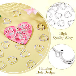 20Pcs Heart Iron Connector Charms&nbsp;FIND-TA0010-01