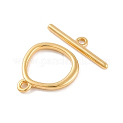 真鍮製マンテル  鉛フリー＆カドミウムフリー  24KGP本金メッキ  リング：16x14x2mm  穴：1.2mm  バー：19x1.6x1mm  穴：1.4mm&nbsp;KK-U024-01G