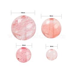 340Pcs 4 Sizes Cherry Quartz Glass Beads Sets&nbsp;G-LS0001-30
