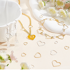 72Pcs 12 Style Brass Linking Rings&nbsp;KK-FH0005-73