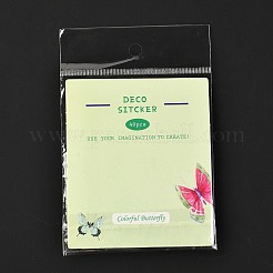 40本20スタイルペット用粘着防水ステッカーセット  DIYのスクラップブックのタンブラーの装飾のため  ちょうの模様  2.5~5.6x4~6.3x0.015cm  40個/袋&nbsp;LS-DIY-K032-50B