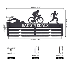 Iron Medal Display Hanger&nbsp;HJEW-WH0008-72