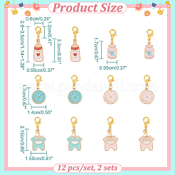 Daily Supplies Theme Pendant Stitch Markers&nbsp;HJEW-AB00397
