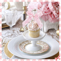40Pcs 4 Colors Bowknot Polyester Ornament Accessories&nbsp;DIY-SP0004-80