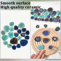 200G 4 Colors Porcelain Mosaic Tiles&nbsp;PORC-SP0001-10