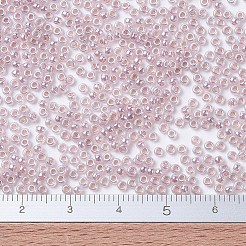 MIYUKIラウンドロカイユビーズ  日本製シードビーズ  11/0  (rr542) ライトモーブセイロン  2x1.3mm  穴：0.8mm  約999個/9g&nbsp;LS-X-SEED-G007-RR0542