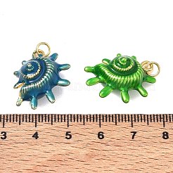 Brass Enamel Pendants&nbsp;KK-CBA57A9-04G