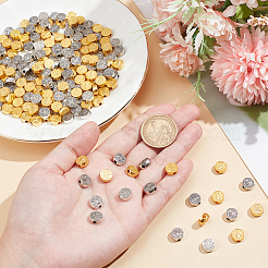 160Pcs 2 Colors Tibetan Style Alloy Beads&nbsp;TIBEB-NB0001-39