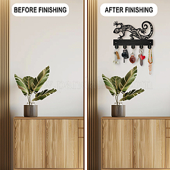 Wood & Iron Wall Mounted Hangers&nbsp;HJEW-WH0055-057