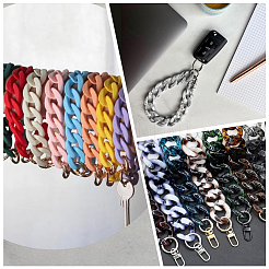 240Pcs 8 Colors Opaque & Transparent Acrylic Quick Link Connectors&nbsp;OACR-SP0002-21A
