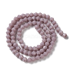 Opaque Solid Color Imitation Jade Glass Beads Strands&nbsp;GLAA-F029-P4mm-13
