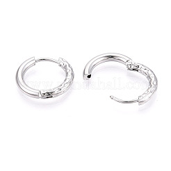 304 Stainless Steel Hoop Earrings&nbsp;STAS-T074-27P