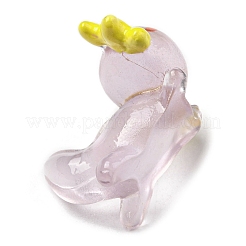 蓄光樹脂ドラゴン飾り  暗闇で光るミニフィギュア漫画のドラゴンのディスプレイ装飾  アザミ  15.5x23x25mm&nbsp;CRES-M020-09A
