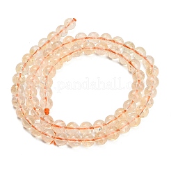 Natural Citrine Beads Strands&nbsp;GG-CBACB71-03-6mm