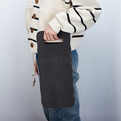 EVAフォームヨガマット  ヨガ用具  長方形  ブラック  389x170x17.5mm&nbsp;AJEW-WH0871-65