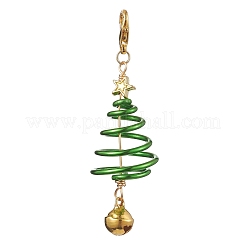 Christmas Tree Aluminum Wire Pendant Decoration&nbsp;HJEW-JM01975