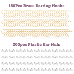 150Pcs Brass Earring Hooks&nbsp;KK-DC0002-43