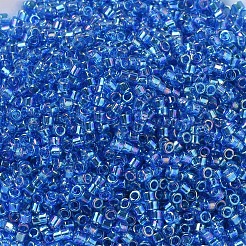 MIYUKIデリカビーズ  シリンダー  日本製シードビーズ  11/0  （db0177)透明カプリブルーab  1.3x1.6mm  穴：0.8mm  約20000個/袋  100 G /袋&nbsp;SEED-J020-DB0177