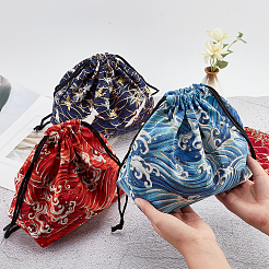 4Pcs 4 Colors Polycotton Bags&nbsp;ABAG-NB0001-51