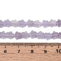 天然ラベンダーアメジストビーズ連売り  スター  5.5~6x6~6.5x2~3mm  穴：0.7~0.8mm  約63~65個/連  14.76~15.16インチ（37.5~38.5cm）&nbsp;G-N257-24A-11