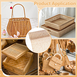 Natural Rattan Wicker&nbsp;AJEW-WH0410-271C