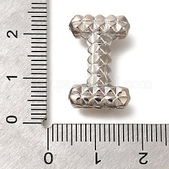 ラックめっき  真鍮チャーム  カドミウムフリー＆鉛フリー  文字a~zのチャーム  文字I  20.5x13x5.5mm  穴：2.5x3mm&nbsp;KK-I722-02P-I