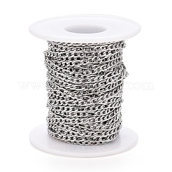 Tarnish Resistant 304 Stainless Steel Figaro Chain&nbsp;CHS-M003-12P-D